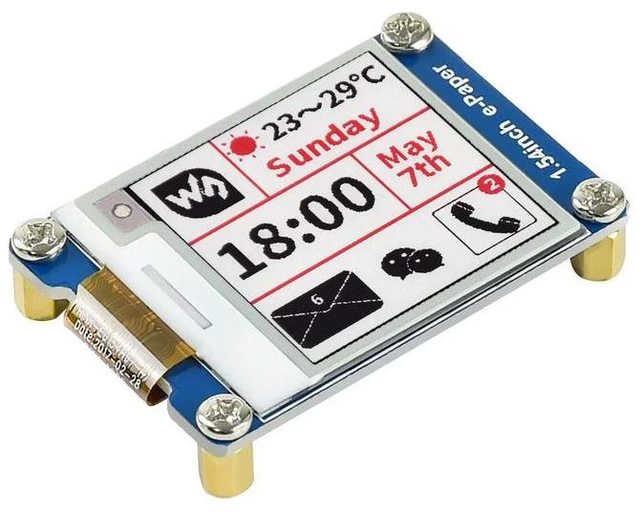 Alt view image 2 of 3 - 1.54 inch 3 Colors EPD E-paper E-ink Display Module 200x200 Resolution Screen SPI Interface