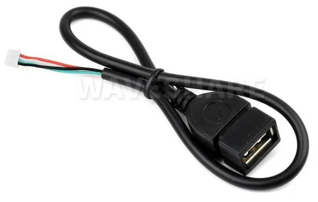 Alt view image 3 of 3 - 10PCS/LOTS MX1.25 4Pin To USB Cable,USB Type-A Female Port, Approx. 30cm Total Length