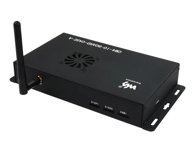 Alt view image 3 of 3 - l Box for Raspberry Pi Compute Module 4 IO Board with Cooling Fan