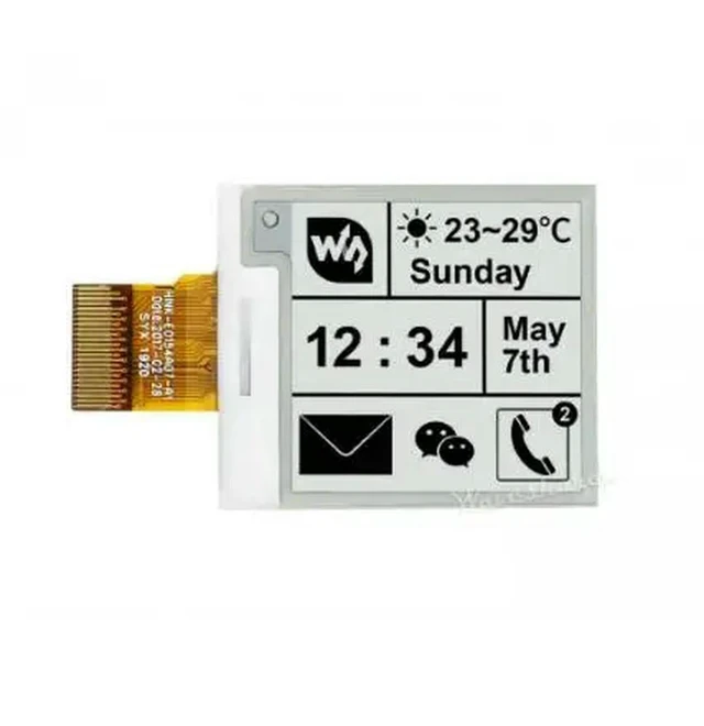 Alt view image 3 of 3 - 2pcs/lots 1.54inch e-Paper,200x200,E-Ink raw display panel