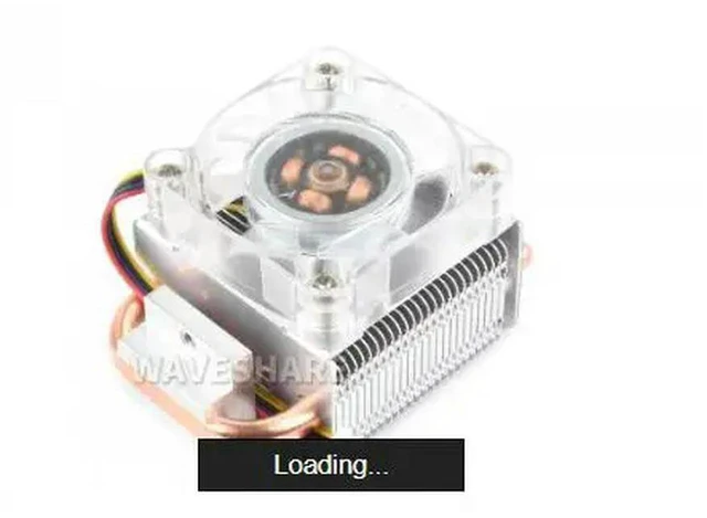 Main image of ICE Tower Fan for Pi5 Raspberry Pi 5 Cooler, U-Shaped Copper Tube, Cooling Fins, With Colorful RGB LED