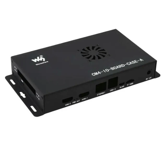 Alt view image 2 of 2 - CM4-IO-BOARD-CASE-A,l Box (A) for Raspberry Pi Compute Module 4 IO Board, with Cooling Fan