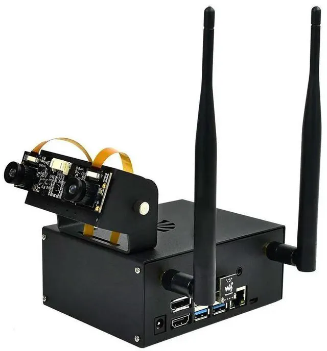 Main image of Jetson Nano Developer Kit l Case (C) with Camera Holder Internal Fan Design
