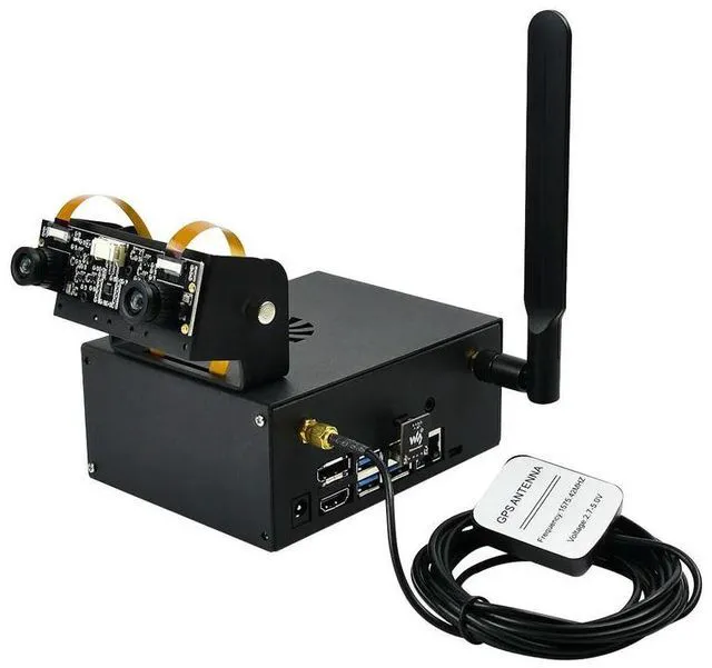 Alt view image 2 of 3 - Jetson Nano Developer Kit l Case (C) with Camera Holder Internal Fan Design