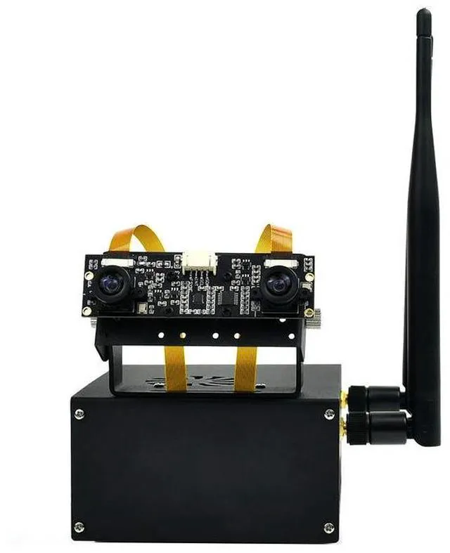Alt view image 3 of 3 - Jetson Nano Developer Kit l Case (C) with Camera Holder Internal Fan Design
