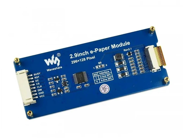Alt view image 2 of 3 - 2.9inch e-Paper Module 296x128, E-Ink display