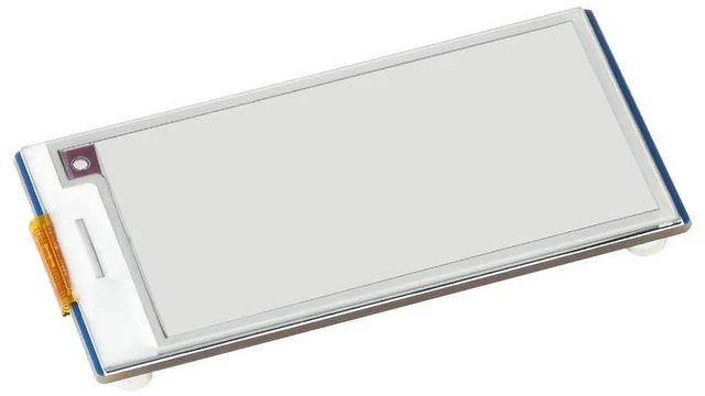 Alt view image 3 of 3 - Pico-ePaper-2.66-B,2.66inch E-Paper E-Ink Display Module (B) for Raspberry Pi Pico 296*152 Red / Black / White SPI