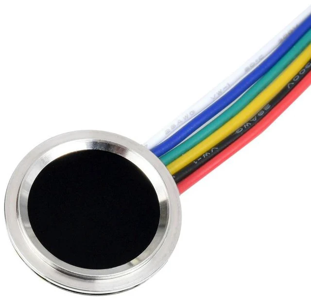 Main image of Round-Shaped All-In-One Capacitive Fingerprint Sensor (D) Cortex Processor 360 Verification