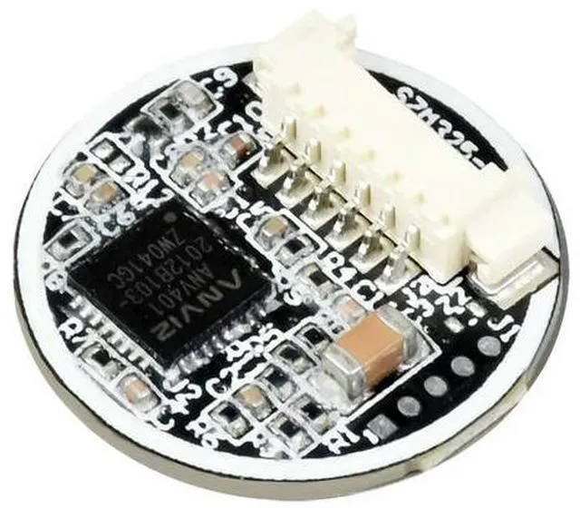 Alt view image 2 of 3 - Round-Shaped All-In-One Capacitive Fingerprint Sensor (D) Cortex Processor 360 Verification