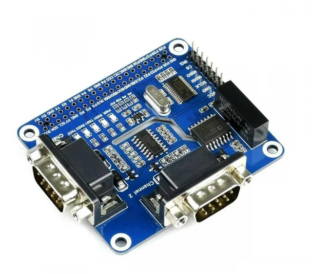Main image of 2-CH RS232 HAT,2-Channel Isolated RS232 Expansion HAT for Raspberry Pi