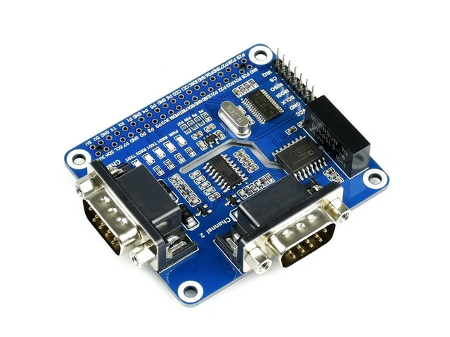 Alt view image 3 of 3 - 2 Channel Isolated RS232 Expansion HAT SC16IS752+SP3232 Dual Chip Solution for Raspberry Pi