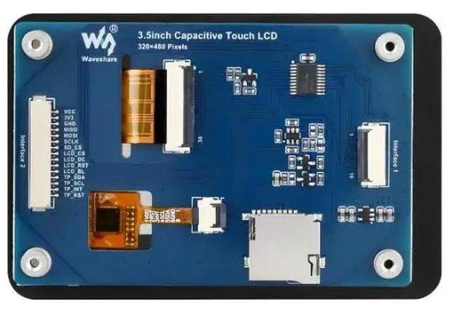 Main image of 3.5inch Capacitive Touch Display Module,320×480 Resolution,Embedded with ST7796S Display Driver and FT6336U Capacitive Touch