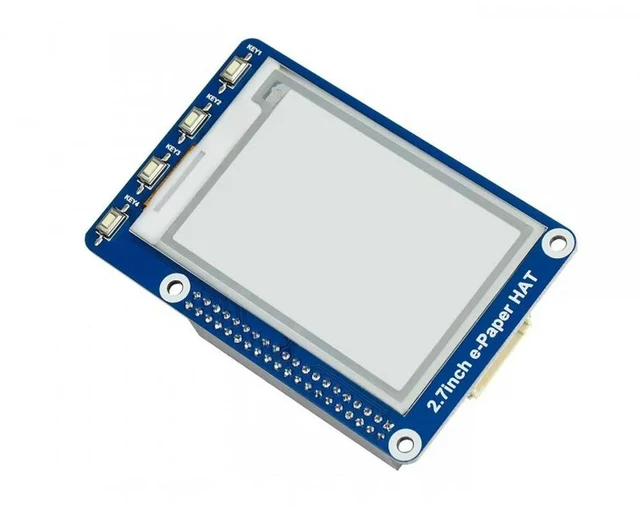 Alt view image 2 of 3 - 2.7inch e-Paper HAT,264x176,E-Ink display for Raspberry Pi