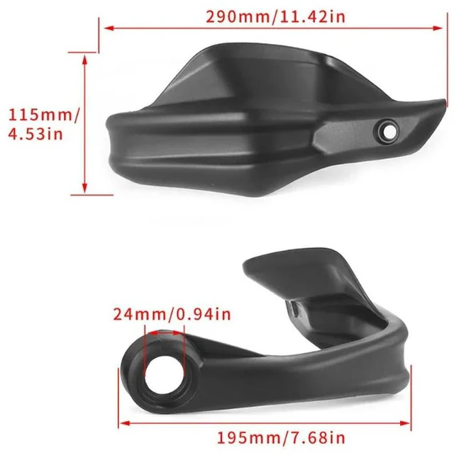 Alt view image 3 of 3 - For Motorcycle Modification Accessories for R1200GS F750G SF850GS Windshield Hand Guard