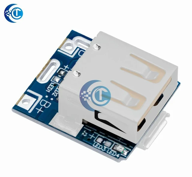 Alt view image 3 of 3 - 100PCS 5V LED Display Boost Power Module 134N3P Micro LiPo Charger with USB & Protection Board