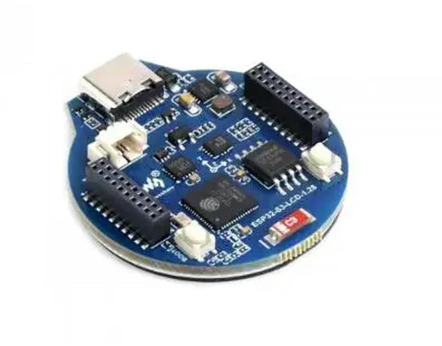 Main image of ESP32-S3-LCD-1.28,32-bit LX7 Dual-core Processor,Integrates GC9A01 Display Driver Chip,With 1.28inch IPS Round LCD