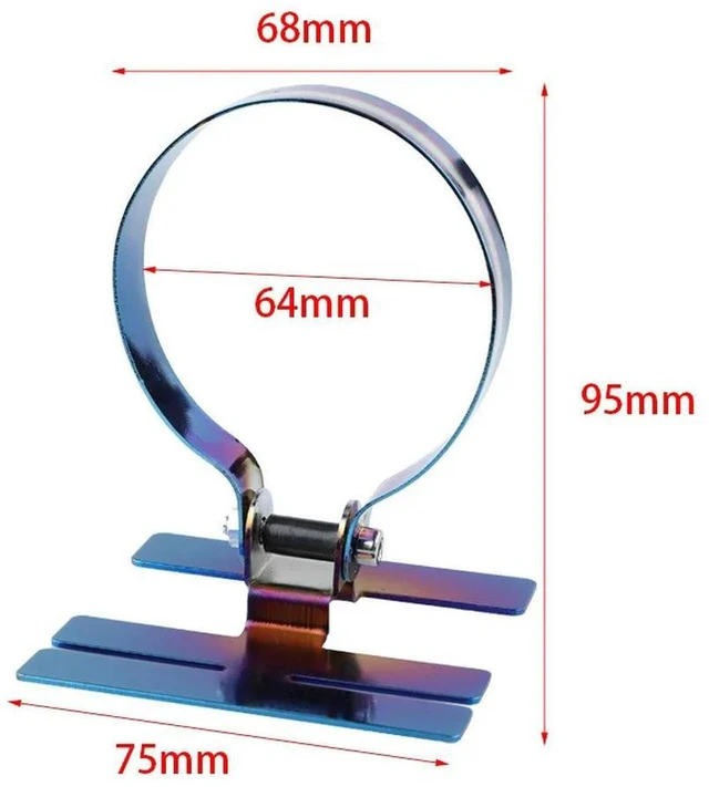Alt view image 3 of 3 - For car modification instrument water temperature speed oil pressure turbine pressure gauge
