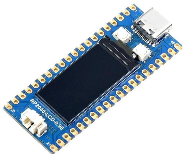 Main image of a Pico-like MCU Board Based on Raspberry Pi MCU RP2040 with LCD RP2040-LCD-0.96