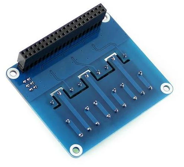 Alt view image 3 of 3 - Raspberry Pi Power Relay Expansion Board for Control High Voltage or Current Devices