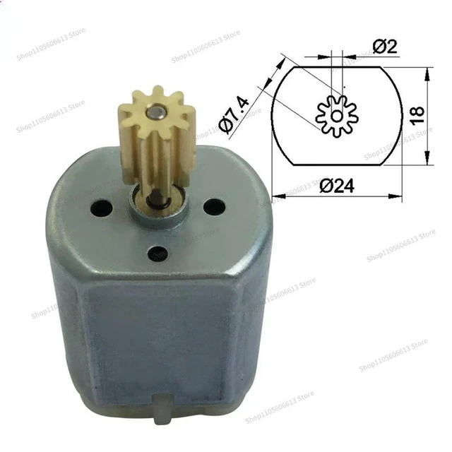 Alt view image 3 of 3 - FOR FC-280SC Automotive Denso Machine Motor for Micro DC High-Speed Motor Gear Motor