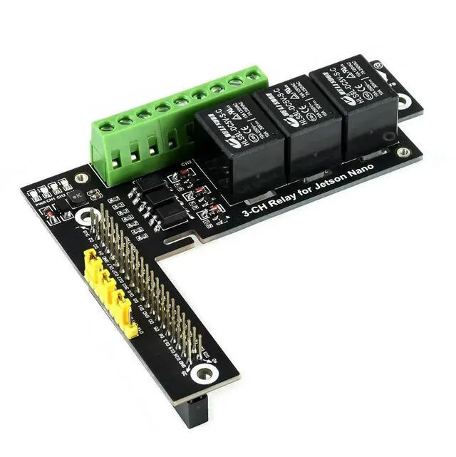 Alt view image 2 of 3 - 3-Ch Relay Expansion Board Designed For Jetson Nano Optocoupler Isolation