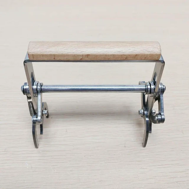 Alt view image 2 of 3 - For beekeeping tools type nest frame clip wooden handle stainless steel spleen lift clip beehive nest frame clip