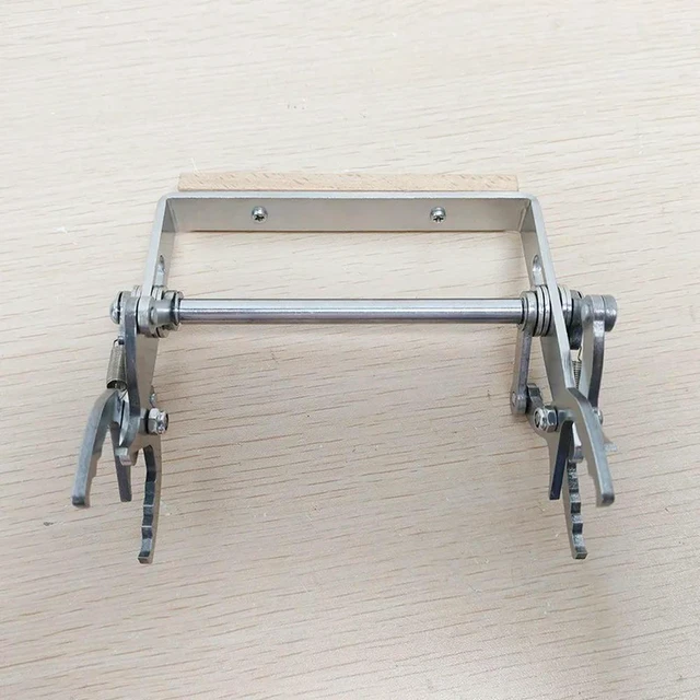 Alt view image 3 of 3 - For beekeeping tools type nest frame clip wooden handle stainless steel spleen lift clip beehive nest frame clip