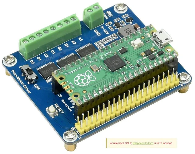 Alt view image 3 of 3 - Raspberry Pi Pico drives up to 4 DC motors DC Motor Driver Module Expansion Module