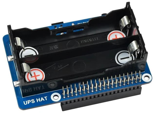 Alt view image 2 of 3 - Charge and Power Output at the Same Time Uninterruptible Power Supply UPS HAT For Raspberry Pi Stable 5V Power Output