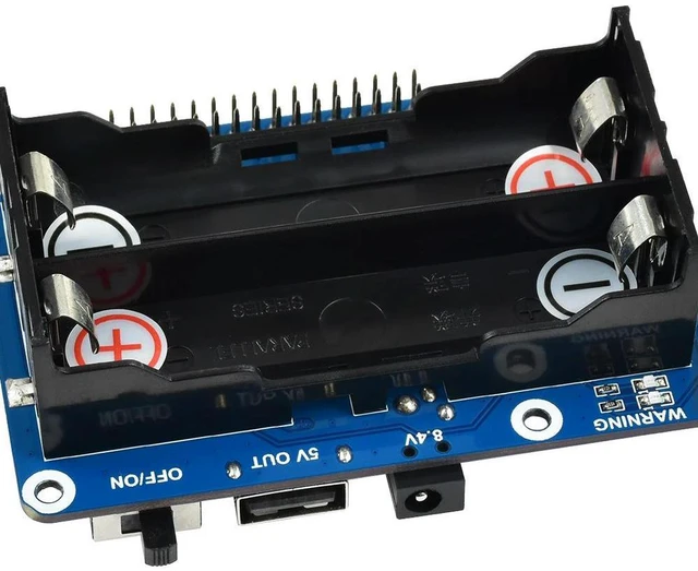 Main image of Charge and Power Output at the Same Time Uninterruptible Power Supply UPS HAT For Raspberry Pi Stable 5V Power Output