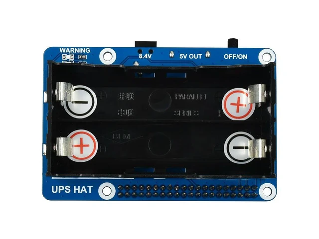 Alt view image 3 of 3 - Charge and Power Output at the Same Time Uninterruptible Power Supply UPS HAT For Raspberry Pi Stable 5V Power Output