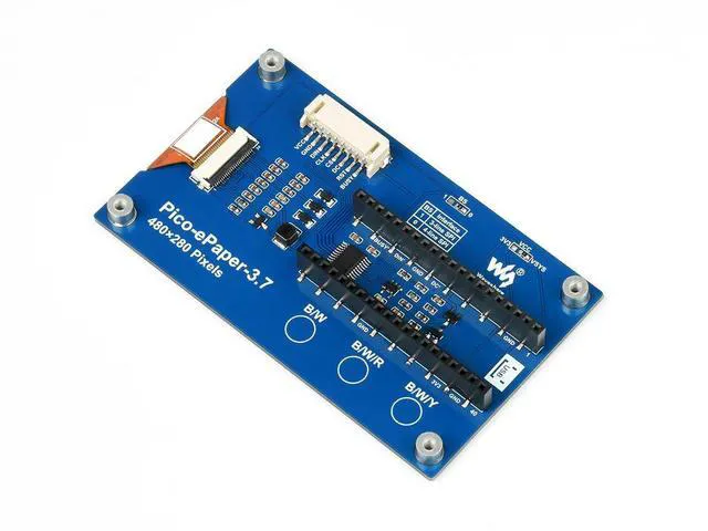 Alt view image 2 of 3 - Hot Sale Raspberry Pi Pico4 Grayscale SPI 3.7inch E Paper E Ink Display Module Expansion Module