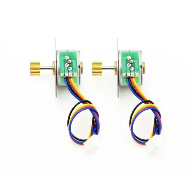 Alt view image 2 of 3 - For 2-Phase 4-wire Permanent Magnet DC Stepper Motor 15BY Pressure l Gear Stepper Motor