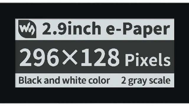 Main image of 2.9inch Touch e-Paper Module for Raspberry Pi Pico 296*128 Black / White SPI