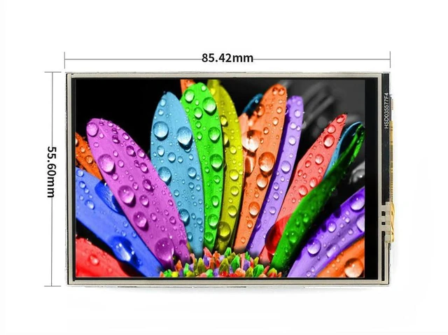 Main image of 3.5inch Resistive Touch Display (C) for Raspberry Pi 480*320 Pixels 125MHz High Speed SPI