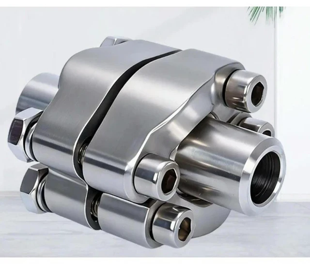 Alt view image 3 of 3 - For 304 Stainless Steel 316 Folio Split Flange B Type Ship Standard High Pressure Sae Split Accessories
