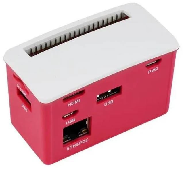 Alt view image 3 of 3 - PoE-ETH-USB-HUB-BOX, for Raspberry Pi Zero Series, 3x USB 2.0, 802.3af-Compliant