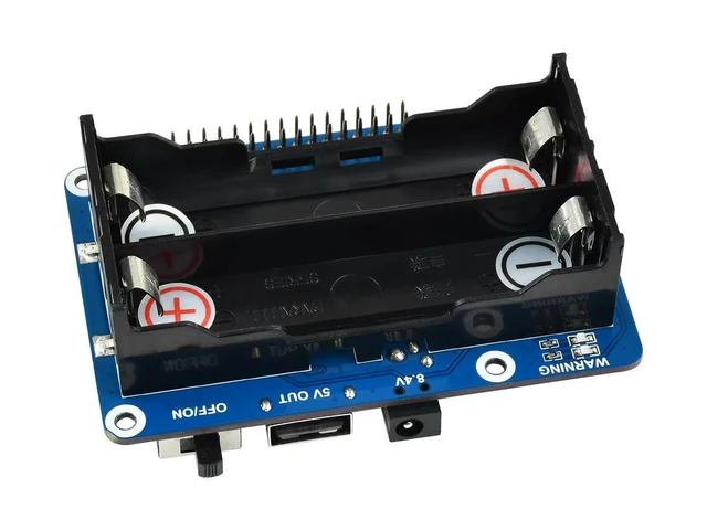 Alt view image 3 of 3 - Uninterruptible Power Supply UPS HAT For Raspberry Pi Stable 5V Power Output