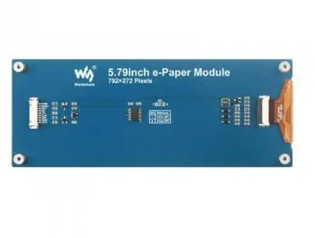 Alt view image 2 of 3 - 5.79inch e-Paper display Module, e-ink display, 792x272, Black/White, SPI Interface