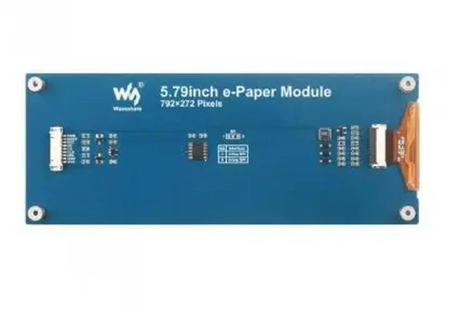 Alt view image 2 of 3 - 5.79inch e-Paper Module (B),e-ink display, 792x272, Red/Black/White, SPI Interface