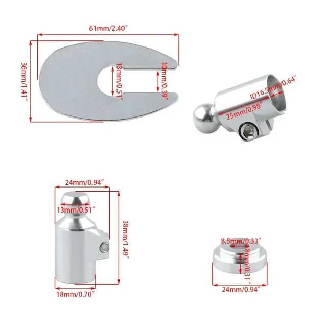 Alt view image 2 of 3 - For Modified Auto Parts Gear Lever, Quick Release Adapter, Suitable for Sy