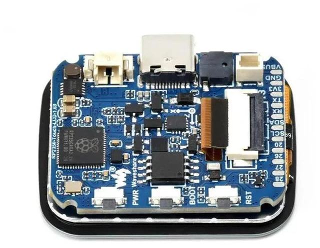 Main image of RP2350-Touch-LCD-1.69, Microcontroller Development Board,Rounded Corners, Dual-core & Dual-architecture Design