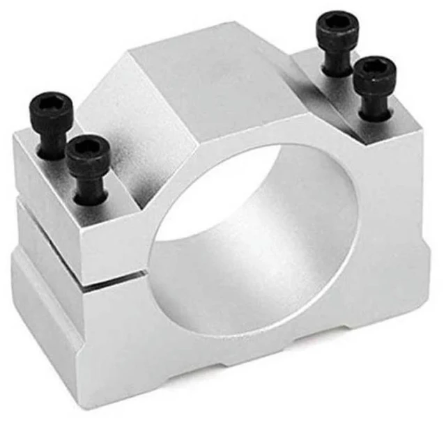 Main image of For 52mm spindle motor seat, fixed seat 52 clamp, air-cooled DC spindle aluminum clamp seat