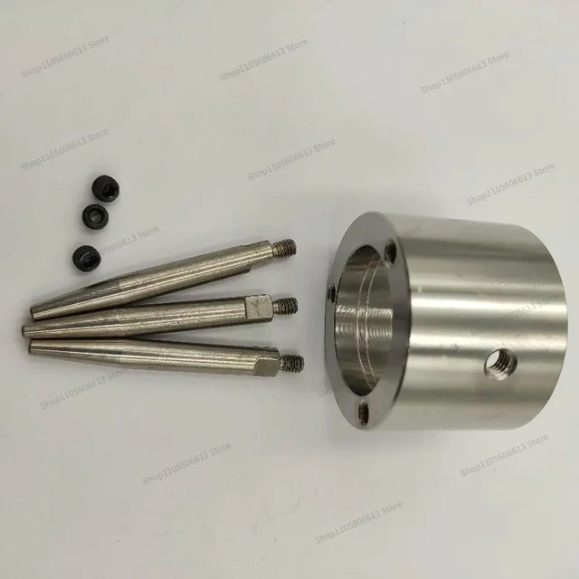 Alt view image 3 of 3 - For Stud Welding Gun Head Triangular Thimble Stud Gun Positioning Piece Three-point Isolator