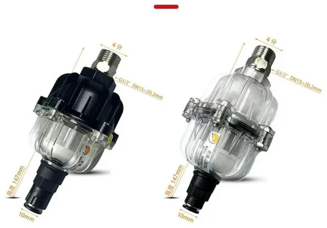 Alt view image 2 of 3 - For Compressed Air Precision Filter Air Compressor Oil-water Separator Automatic Drain QAD400-04