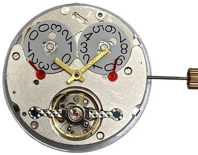 Main image of FOR Watch Accessories, Multi-functional Automatic Mechanical Movement 12 O'clock Calendar 6 O'clock Bare Balance Wheel