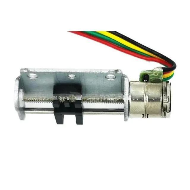 Alt view image 2 of 3 - For 3.3V-5V Diameter 8mm Screw Stepper Motor Plastic Slider Linear Motion 2-phase 4-wire Micro Stepper Motor