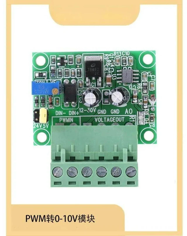 Alt view image 2 of 3 - For PWM To 0-10V Modules, Digital To Analog Modules, PLC Industrial Interface Conversion Modules