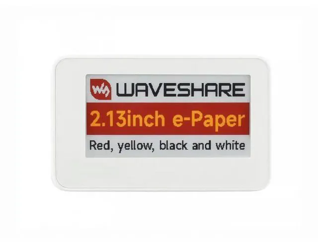 Alt view image 3 of 3 - 2.13inch NFC-Powered e-Paper (G),Red / Yellow / Black / White 4-color Displaying,No ,Powering & Data