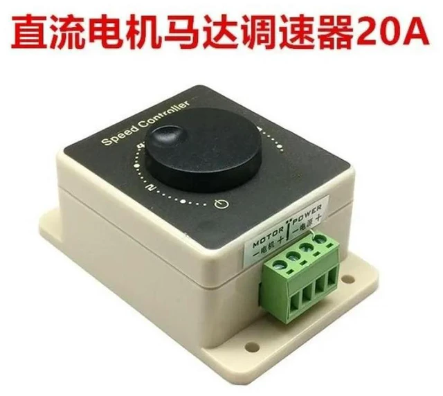 Alt view image 2 of 3 - For PWM DC Motor Motor Governor 48 20A High Power DC Controller Waterproof